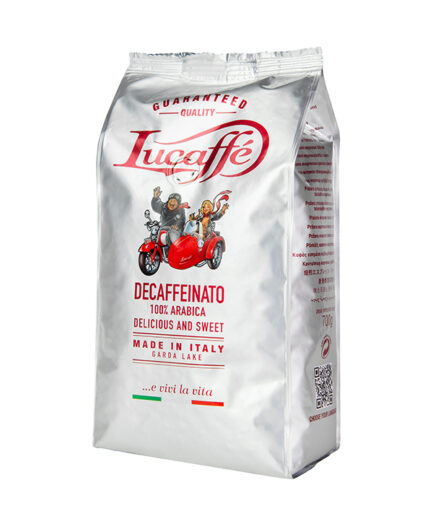 LUCAFFE DECAFFEINATO БЕЗКОФЕИНОВО 700 гр. - зърна